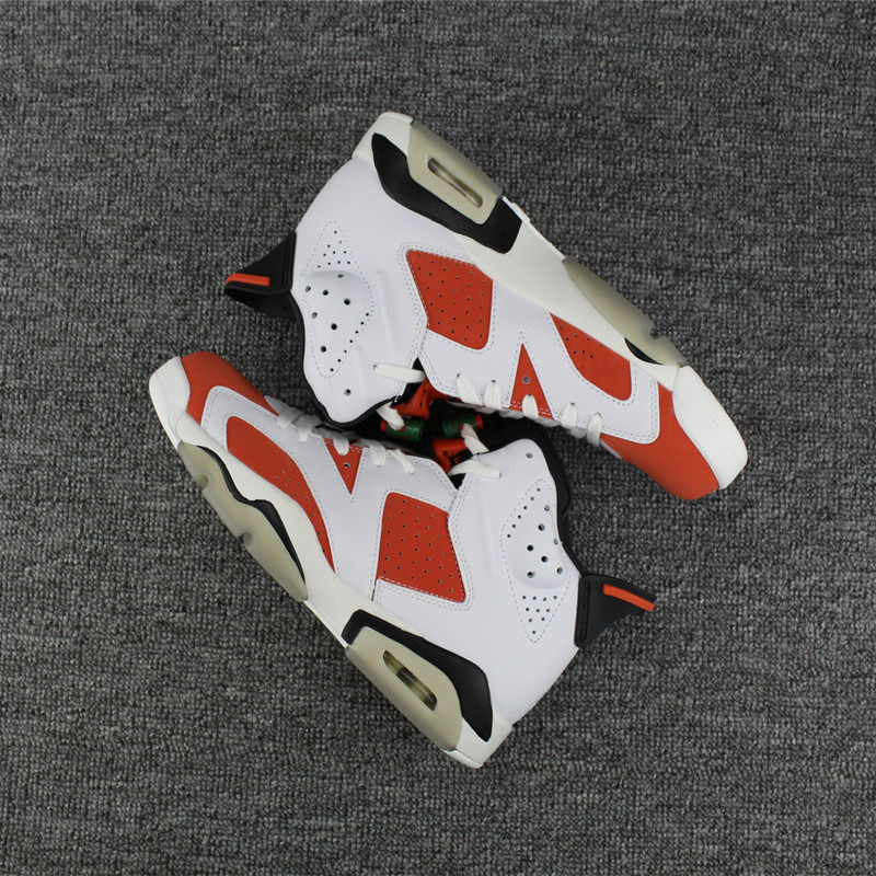 2017 Jordan 6 Gatorade White Red Shoes